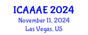 International Conference on Aeronautical and Aerospace Engineering (ICAAAE) November 11, 2024 - Las Vegas, United States