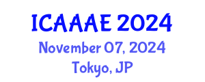International Conference on Aeronautical and Aerospace Engineering (ICAAAE) November 07, 2024 - Tokyo, Japan