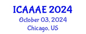 International Conference on Aeronautical and Aerospace Engineering (ICAAAE) October 03, 2024 - Chicago, United States