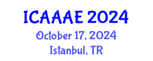 International Conference on Aeronautical and Aerospace Engineering (ICAAAE) October 17, 2024 - Istanbul, Turkey