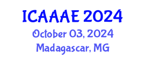 International Conference on Aeronautical and Aerospace Engineering (ICAAAE) October 03, 2024 - Madagascar, Madagascar