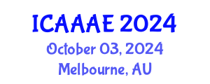 International Conference on Aeronautical and Aerospace Engineering (ICAAAE) October 03, 2024 - Melbourne, Australia