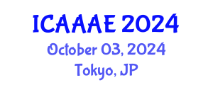 International Conference on Aeronautical and Aerospace Engineering (ICAAAE) October 03, 2024 - Tokyo, Japan