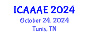 International Conference on Aeronautical and Aerospace Engineering (ICAAAE) October 24, 2024 - Tunis, Tunisia