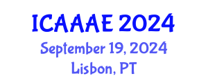 International Conference on Aeronautical and Aerospace Engineering (ICAAAE) September 19, 2024 - Lisbon, Portugal