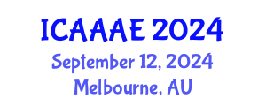 International Conference on Aeronautical and Aerospace Engineering (ICAAAE) September 12, 2024 - Melbourne, Australia