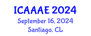 International Conference on Aeronautical and Aerospace Engineering (ICAAAE) September 16, 2024 - Santiago, Chile