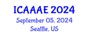 International Conference on Aeronautical and Aerospace Engineering (ICAAAE) September 05, 2024 - Seattle, United States