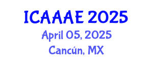 International Conference on Aeronautical and Aerospace Engineering (ICAAAE) April 05, 2025 - Cancún, Mexico