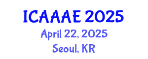 International Conference on Aeronautical and Aerospace Engineering (ICAAAE) April 22, 2025 - Seoul, Republic of Korea
