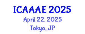 International Conference on Aeronautical and Aerospace Engineering (ICAAAE) April 22, 2025 - Tokyo, Japan