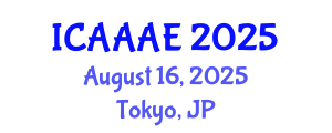 International Conference on Aeronautical and Aerospace Engineering (ICAAAE) August 16, 2025 - Tokyo, Japan