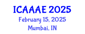 International Conference on Aeronautical and Aerospace Engineering (ICAAAE) February 15, 2025 - Mumbai, India