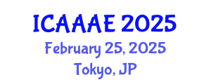 International Conference on Aeronautical and Aerospace Engineering (ICAAAE) February 25, 2025 - Tokyo, Japan