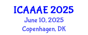 International Conference on Aeronautical and Aerospace Engineering (ICAAAE) June 10, 2025 - Copenhagen, Denmark