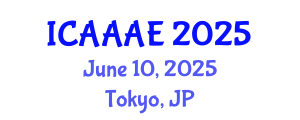 International Conference on Aeronautical and Aerospace Engineering (ICAAAE) June 10, 2025 - Tokyo, Japan