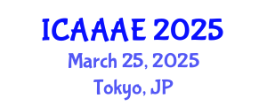 International Conference on Aeronautical and Aerospace Engineering (ICAAAE) March 25, 2025 - Tokyo, Japan