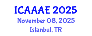International Conference on Aeronautical and Aerospace Engineering (ICAAAE) November 08, 2025 - Istanbul, Turkey