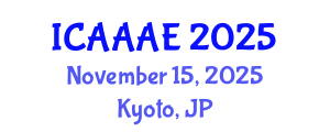 International Conference on Aeronautical and Aerospace Engineering (ICAAAE) November 15, 2025 - Kyoto, Japan