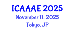 International Conference on Aeronautical and Aerospace Engineering (ICAAAE) November 11, 2025 - Tokyo, Japan