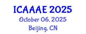International Conference on Aeronautical and Aerospace Engineering (ICAAAE) October 06, 2025 - Beijing, China