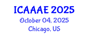 International Conference on Aeronautical and Aerospace Engineering (ICAAAE) October 04, 2025 - Chicago, United States