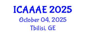 International Conference on Aeronautical and Aerospace Engineering (ICAAAE) October 04, 2025 - Tbilisi, Georgia