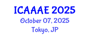 International Conference on Aeronautical and Aerospace Engineering (ICAAAE) October 07, 2025 - Tokyo, Japan