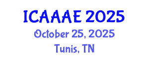 International Conference on Aeronautical and Aerospace Engineering (ICAAAE) October 25, 2025 - Tunis, Tunisia