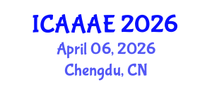 International Conference on Aeronautical and Aerospace Engineering (ICAAAE) April 06, 2026 - Chengdu, China International Conference on Aeronautical and Aerospace Engineering (ICAAAE) April 06, 2026 - Chengdu, China