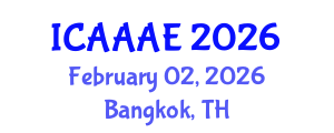 International Conference on Aeronautical and Aerospace Engineering (ICAAAE) February 02, 2026 - Bangkok, Thailand International Conference on Aeronautical and Aerospace Engineering (ICAAAE) February 02, 2026 - Bangkok, Thailand