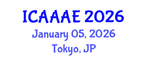 International Conference on Aeronautical and Aerospace Engineering (ICAAAE) January 05, 2026 - Tokyo, Japan International Conference on Aeronautical and Aerospace Engineering (ICAAAE) January 05, 2026 - Tokyo, Japan