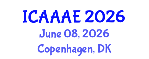 International Conference on Aeronautical and Aerospace Engineering (ICAAAE) June 08, 2026 - Copenhagen, Denmark International Conference on Aeronautical and Aerospace Engineering (ICAAAE) June 08, 2026 - Copenhagen, Denmark