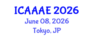 International Conference on Aeronautical and Aerospace Engineering (ICAAAE) June 08, 2026 - Tokyo, Japan International Conference on Aeronautical and Aerospace Engineering (ICAAAE) June 08, 2026 - Tokyo, Japan