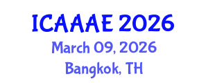 International Conference on Aeronautical and Aerospace Engineering (ICAAAE) March 09, 2026 - Bangkok, Thailand International Conference on Aeronautical and Aerospace Engineering (ICAAAE) March 09, 2026 - Bangkok, Thailand