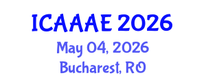 International Conference on Aeronautical and Aerospace Engineering (ICAAAE) May 04, 2026 - Bucharest, Romania International Conference on Aeronautical and Aerospace Engineering (ICAAAE) May 04, 2026 - Bucharest, Romania