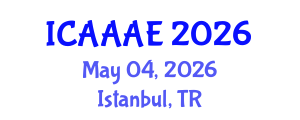 International Conference on Aeronautical and Aerospace Engineering (ICAAAE) May 04, 2026 - Istanbul, Turkey International Conference on Aeronautical and Aerospace Engineering (ICAAAE) May 04, 2026 - Istanbul, Turkey