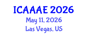 International Conference on Aeronautical and Aerospace Engineering (ICAAAE) May 11, 2026 - Las Vegas, United States International Conference on Aeronautical and Aerospace Engineering (ICAAAE) May 11, 2026 - Las Vegas, United States