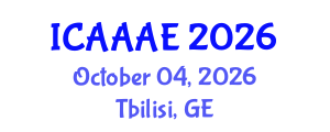 International Conference on Aeronautical and Aerospace Engineering (ICAAAE) October 04, 2026 - Tbilisi, Georgia