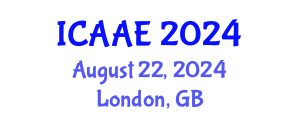 International Conference on Aeronautical and Astronautical Engineering (ICAAE) August 22, 2024 - London, United Kingdom