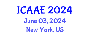 International Conference on Aeronautical and Astronautical Engineering (ICAAE) June 03, 2024 - New York, United States