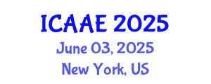 International Conference on Aeronautical and Astronautical Engineering (ICAAE) June 03, 2025 - New York, United States