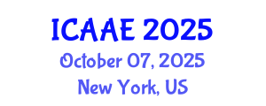 International Conference on Aeronautical and Astronautical Engineering (ICAAE) October 07, 2025 - New York, United States
