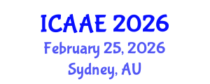 International Conference on Aeronautical and Astronautical Engineering (ICAAE) February 25, 2026 - Sydney, Australia