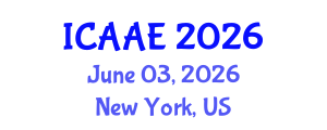 International Conference on Aeronautical and Astronautical Engineering (ICAAE) June 03, 2026 - New York, United States