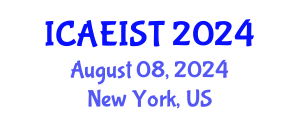 International Conference on Aeronautical Engineering and Innovative Spacecraft Technologies (ICAEIST) August 08, 2024 - New York, United States