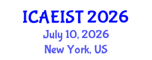 International Conference on Aeronautical Engineering and Innovative Spacecraft Technologies (ICAEIST) July 10, 2026 - New York, United States