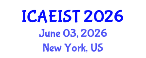 International Conference on Aeronautical Engineering and Innovative Spacecraft Technologies (ICAEIST) June 03, 2026 - New York, United States