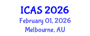 International Conference on Aeronautical Sciences (ICAS) February 01, 2026 - Melbourne, Australia