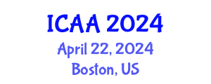 International Conference on Aeronautics and Aeroengineering (ICAA) April 22, 2024 - Boston, United States